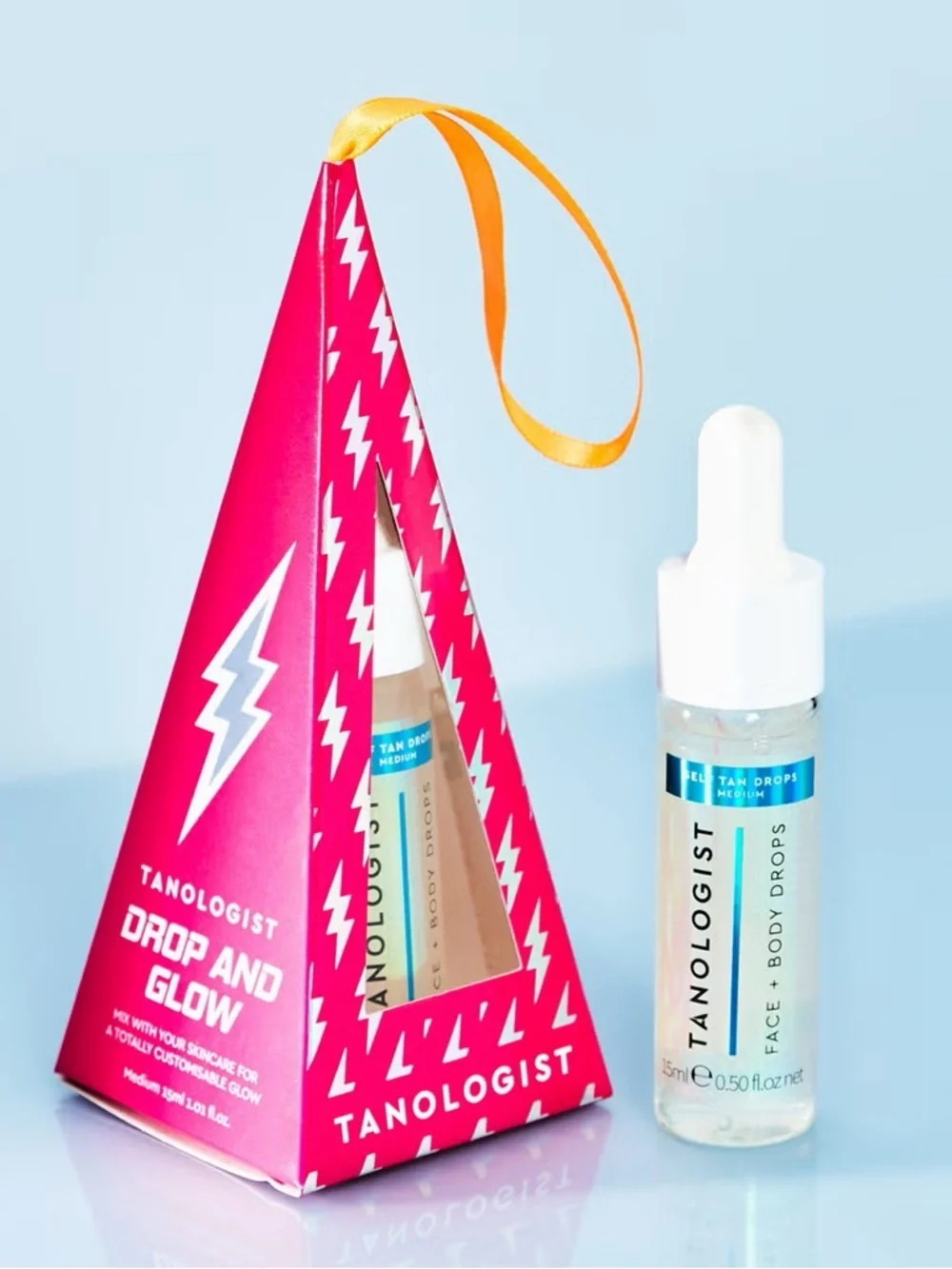 TANOLOGIST Drop & Glow Custom Self Tan Drops Ornament 🎀 Medium 15ml Glow Booster